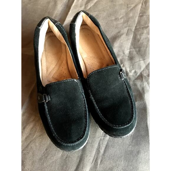 Naturalizer Black Suede Loafers - Picture 6 of 7
